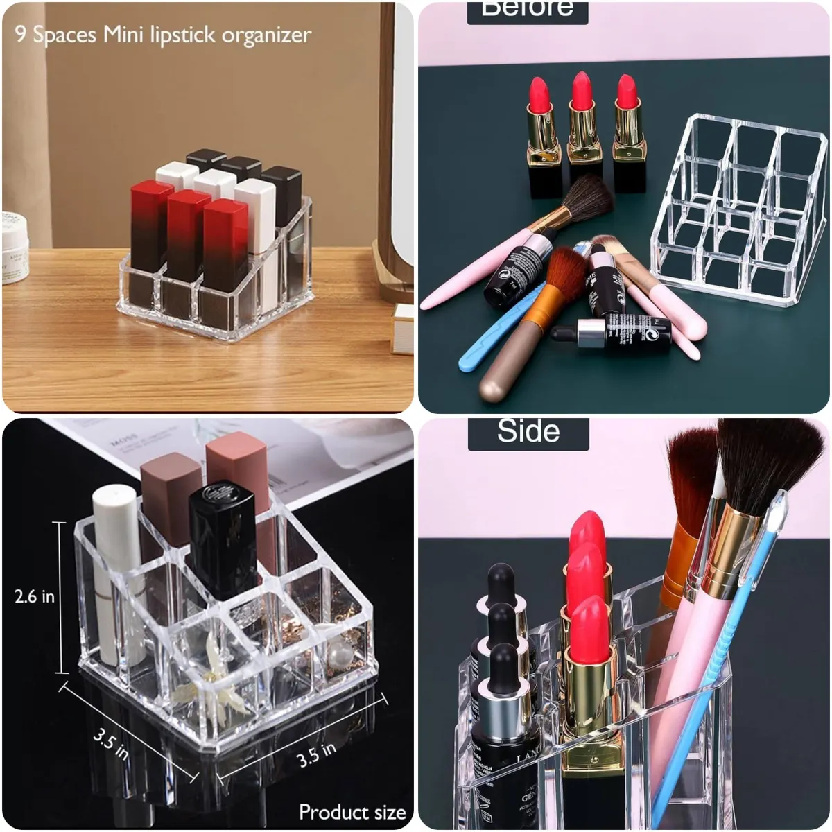 9-Grid Lipstick Storage Box