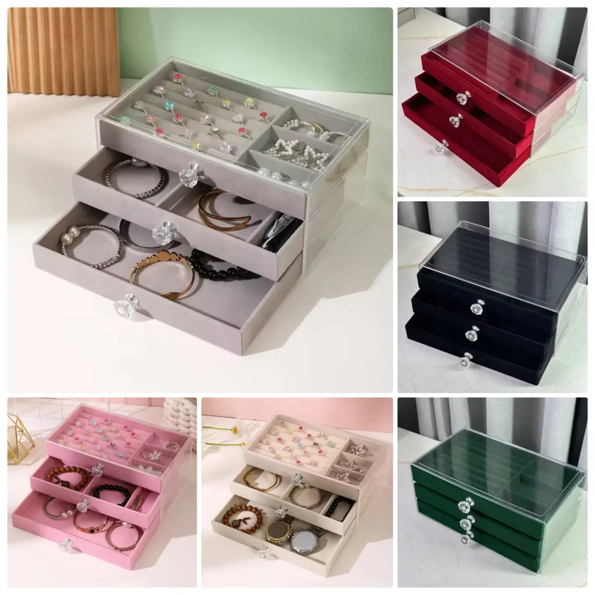 Velvet Jewelry Organizer