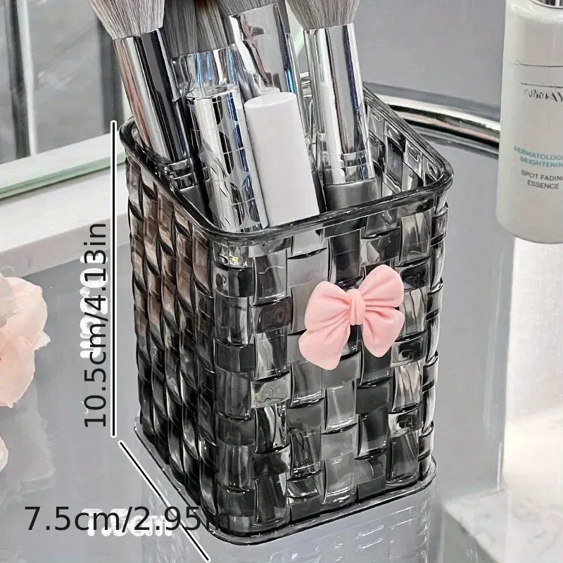 Clear Acrylic Makeup Brush Storage BoxPen