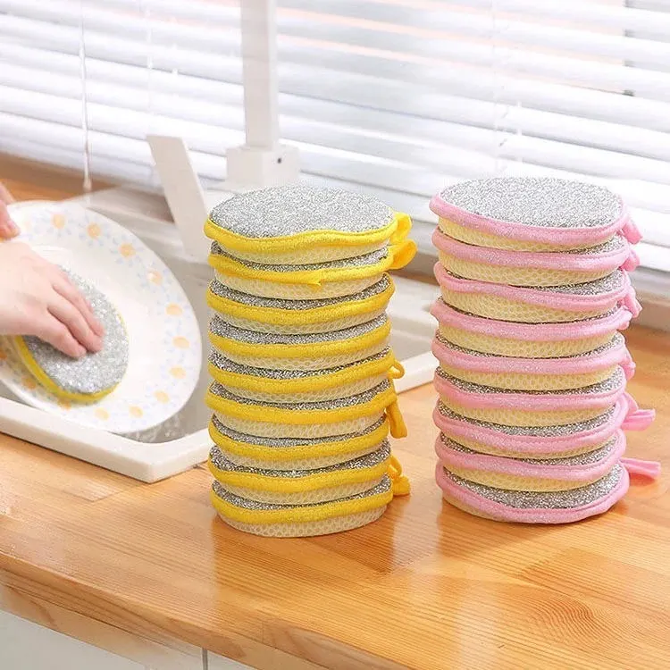 Double-Sided Dishwashing Sponge