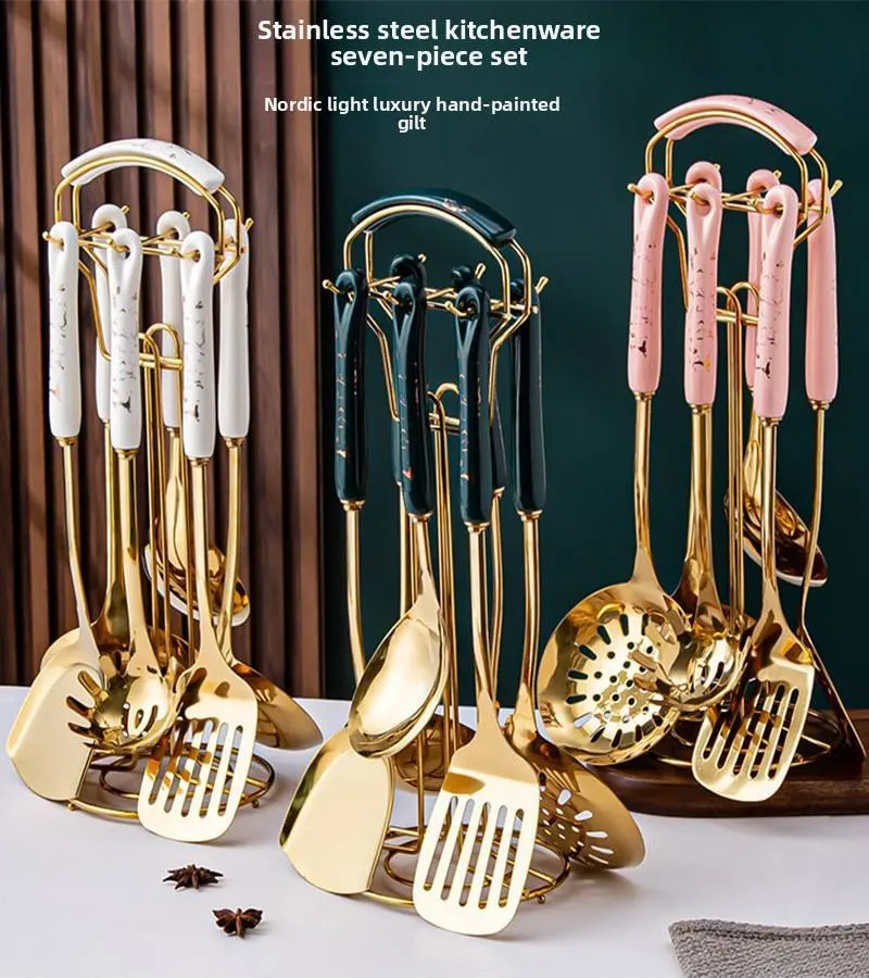 Stainless steel cookware 7-piece set,